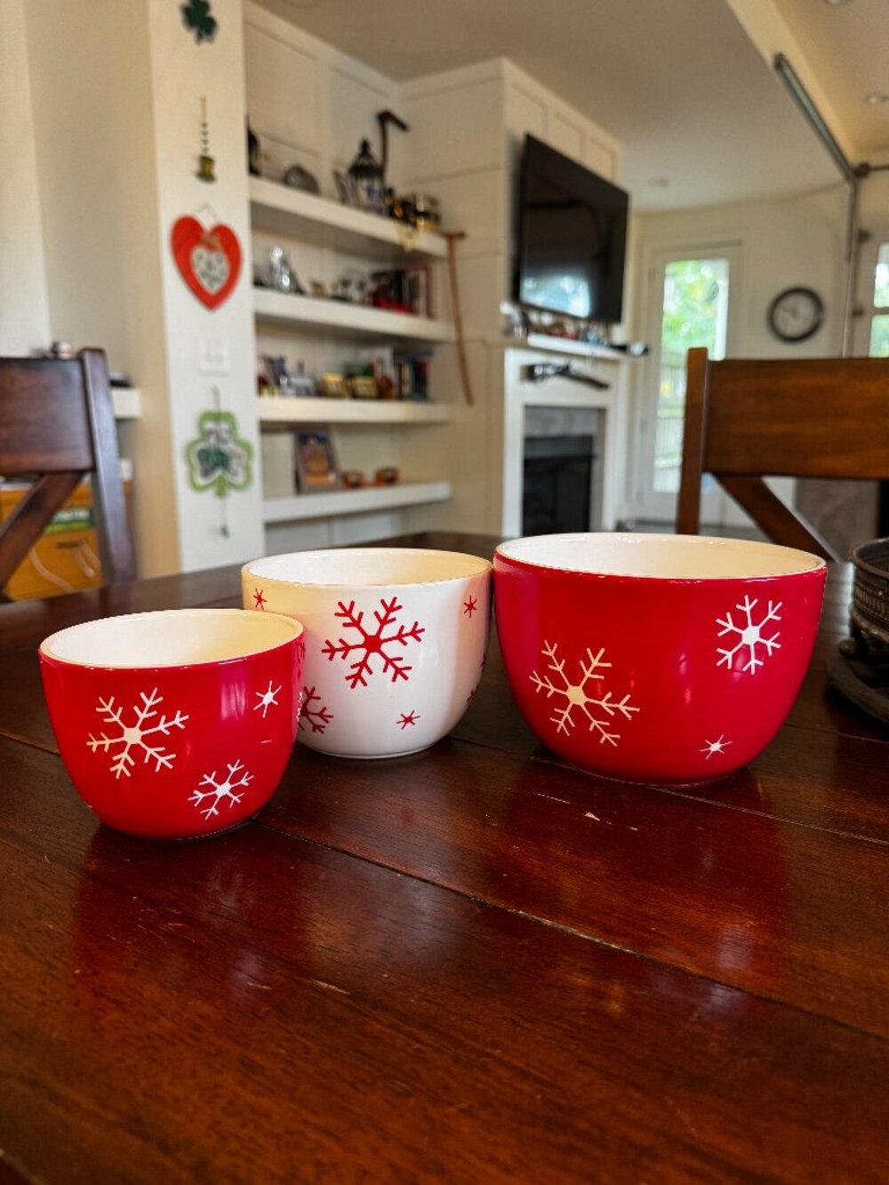Winter Red & White, Bowl Set